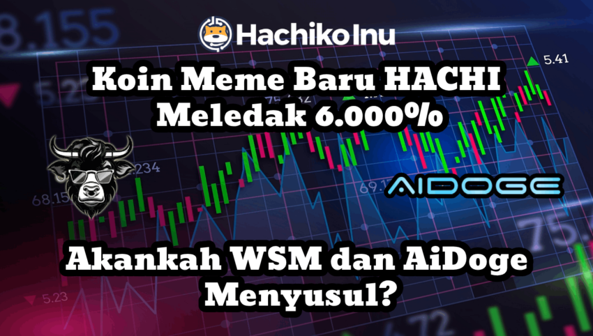 Koin Meme Baru HACHI Meledak 6.000%, Akankah WSM dan AiDoge Menyusul?