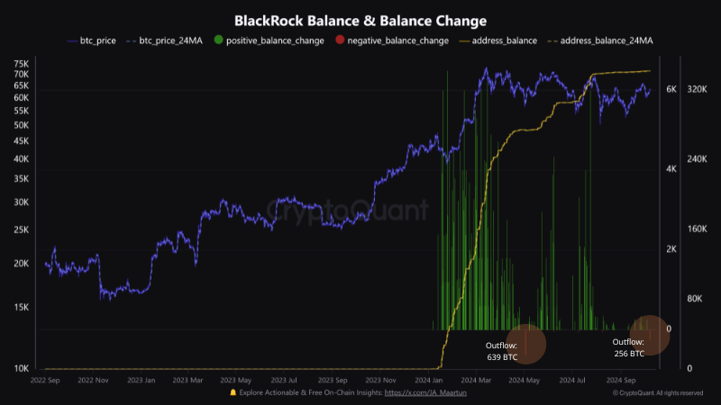 Blackrock Balance Change.