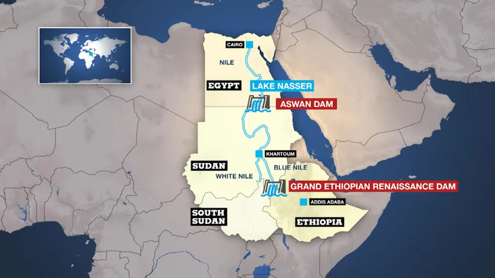 Investasi Besar GERD Ethiopia, Visualisasi