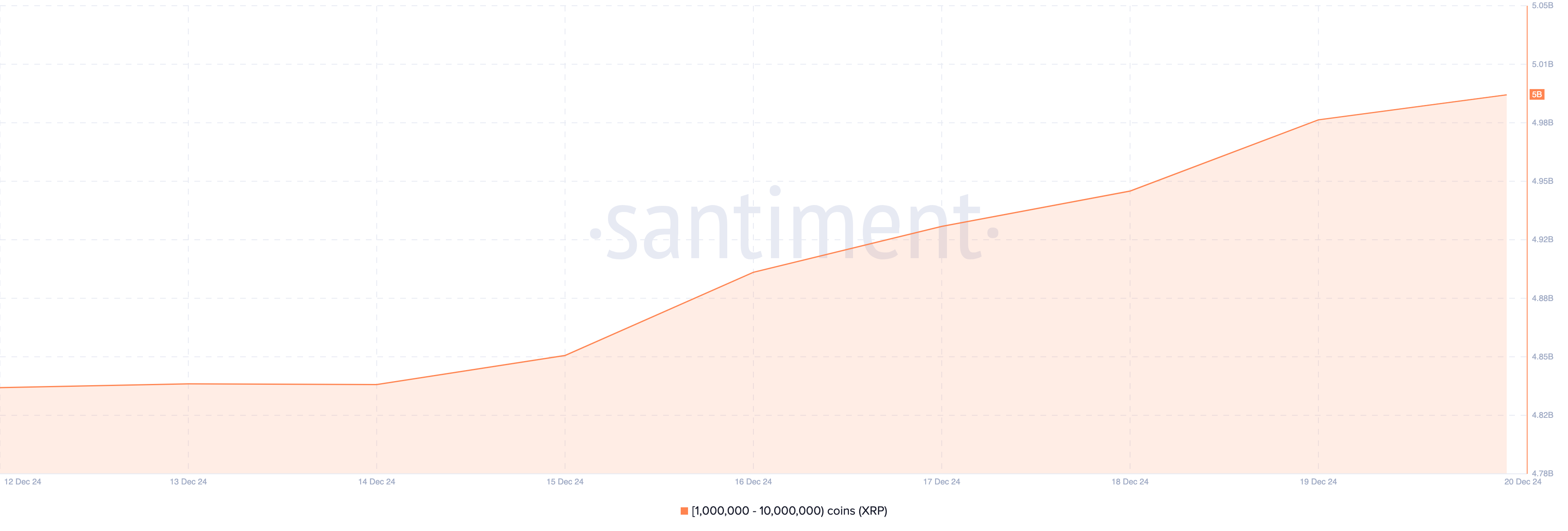 XRP whale accumulation