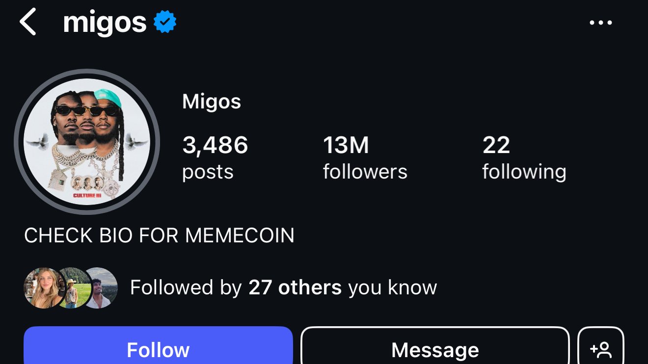 Akun Migos yang Diretas