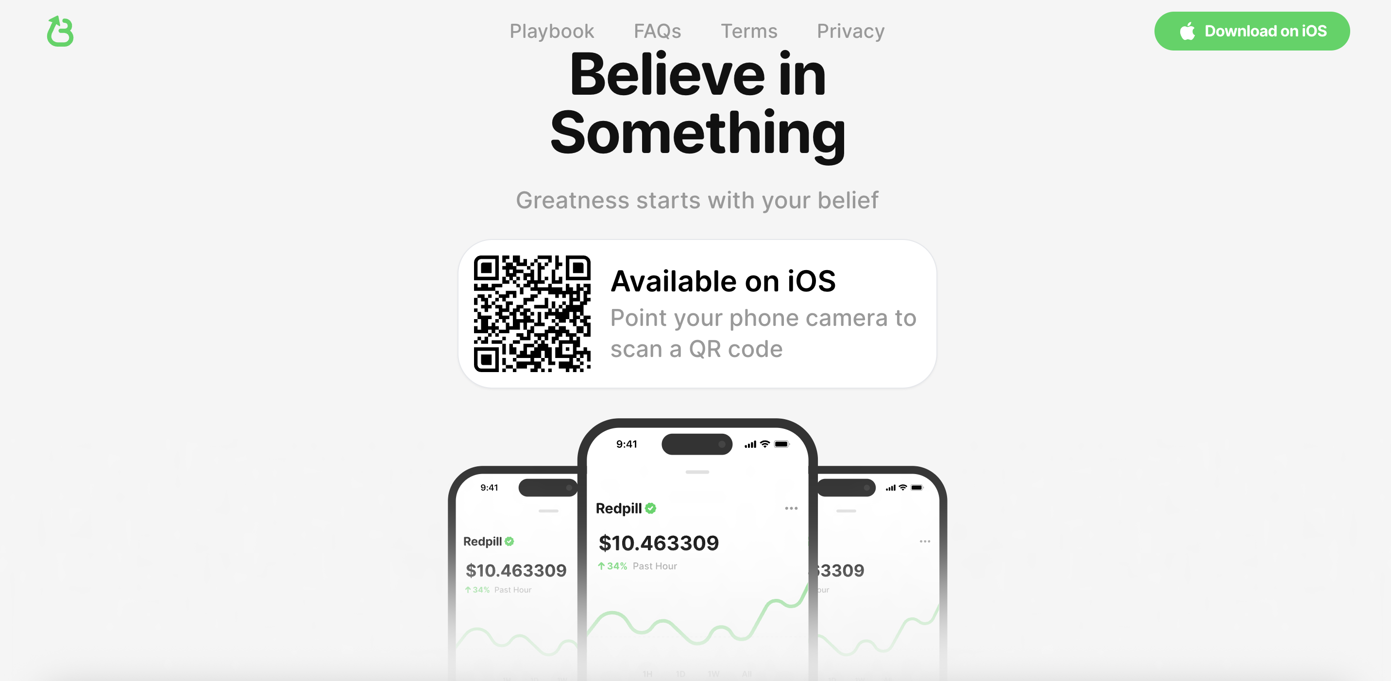 Situs Web Believe App.